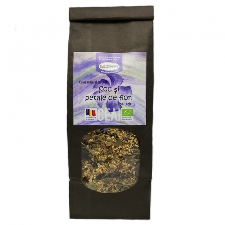 Ceaiuri bio - Ceai ECOLOGIC Soc și Petale de Flori - 40g