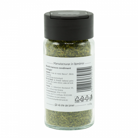 Condiment Mentă Marocco ECOLOGIC - 20g (Recipient Sticlă) [1]