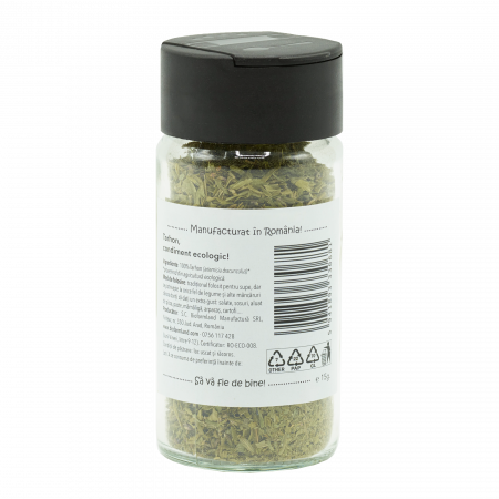 Condiment Tarhon ECOLOGIC - 15g (Flacon Sticlă) [1]