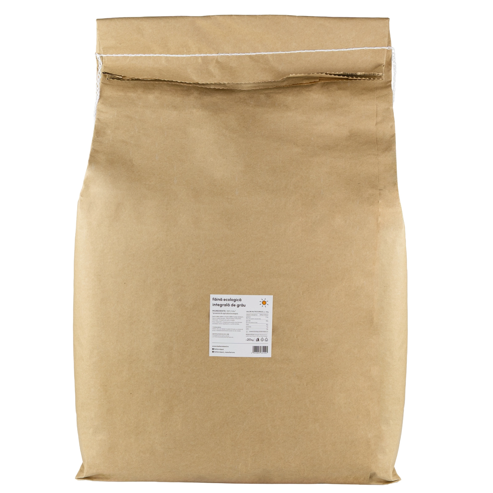 Făină Integrală Ecologică de Grâu - 20 kg [1]