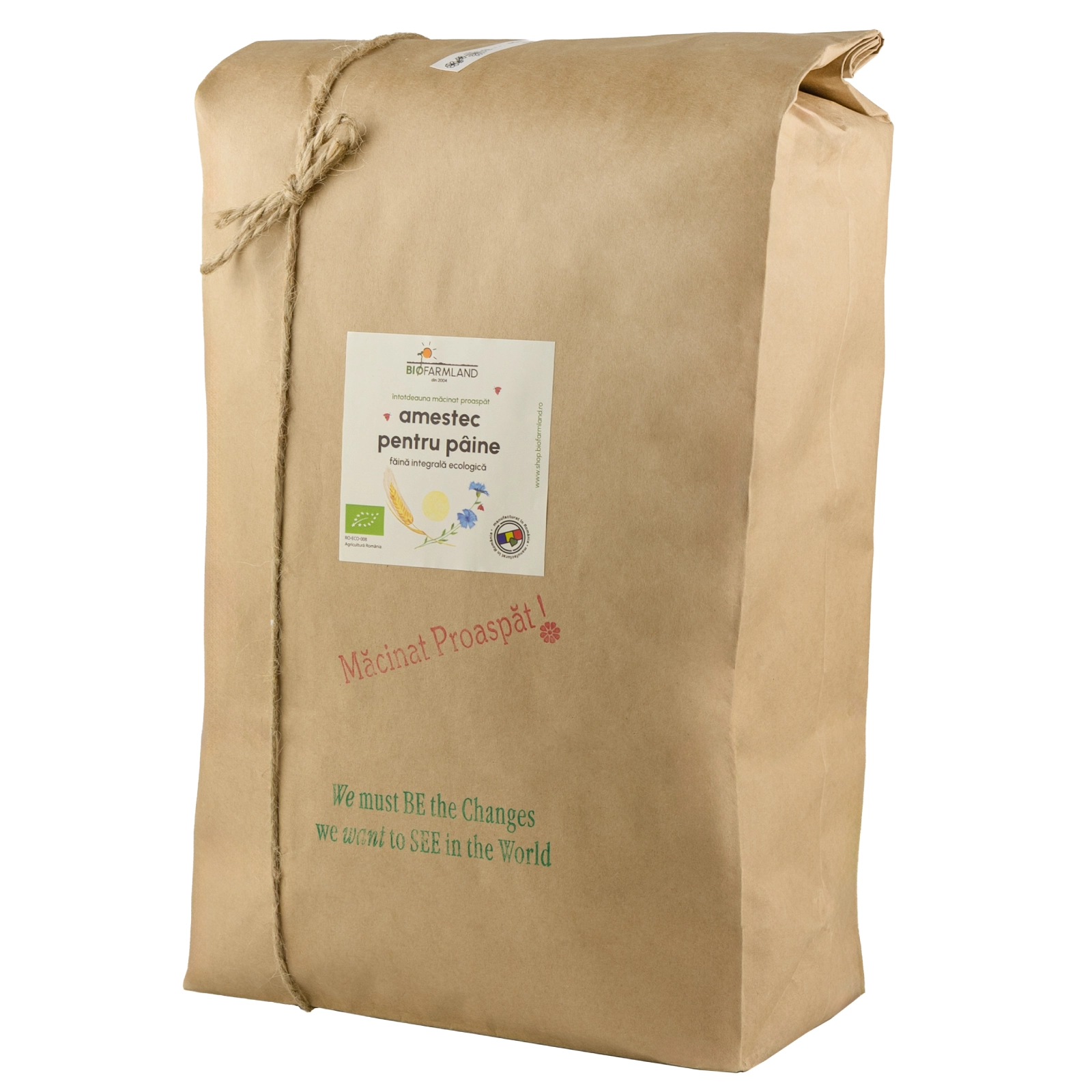 Făină integrală Amestec Pâine - Făină Integrală „Amestec pentru Pâine” BIO - 5kg