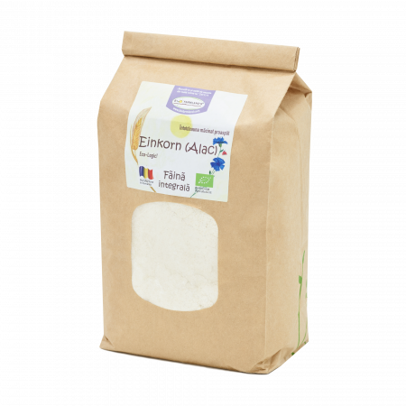 Făină Einkorn (Alac) - Făină-Integrală-Ecologică-Einkorn-1kg