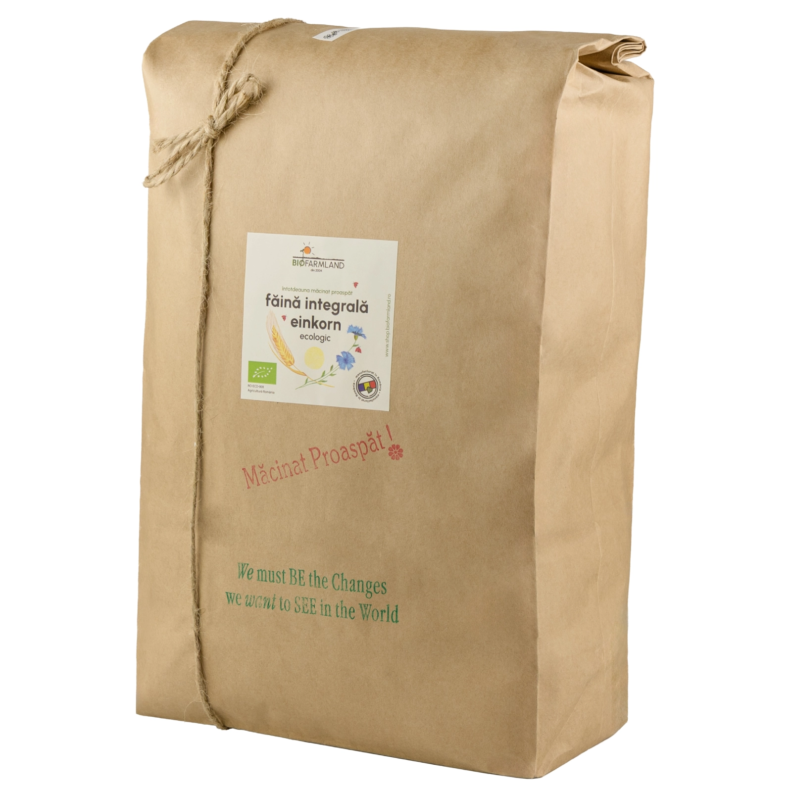 Făină integrală Einkorn (Alac) - Făină-Integrală-Ecologică-Einkorn-5kg
