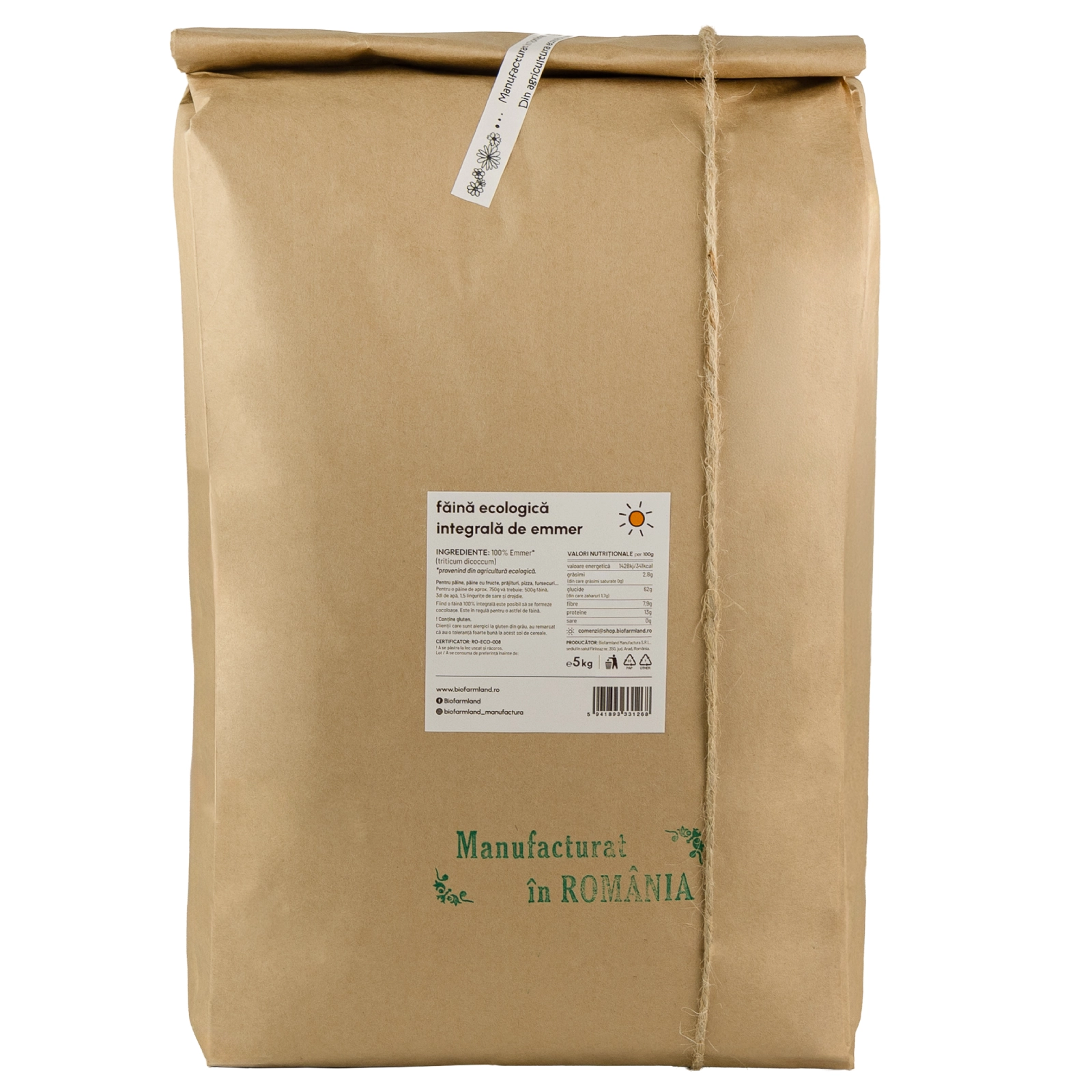 Făină integrală ecologică Emmer | 5kg [1]