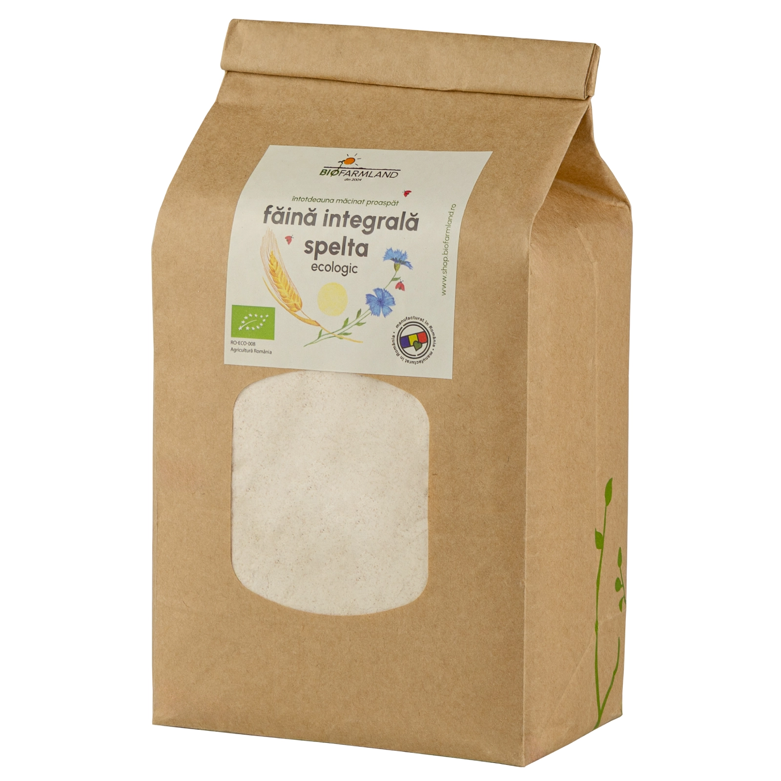 Făină integrală Spelta - Făină Ecologică Integrală de Spelta - 1 kg
