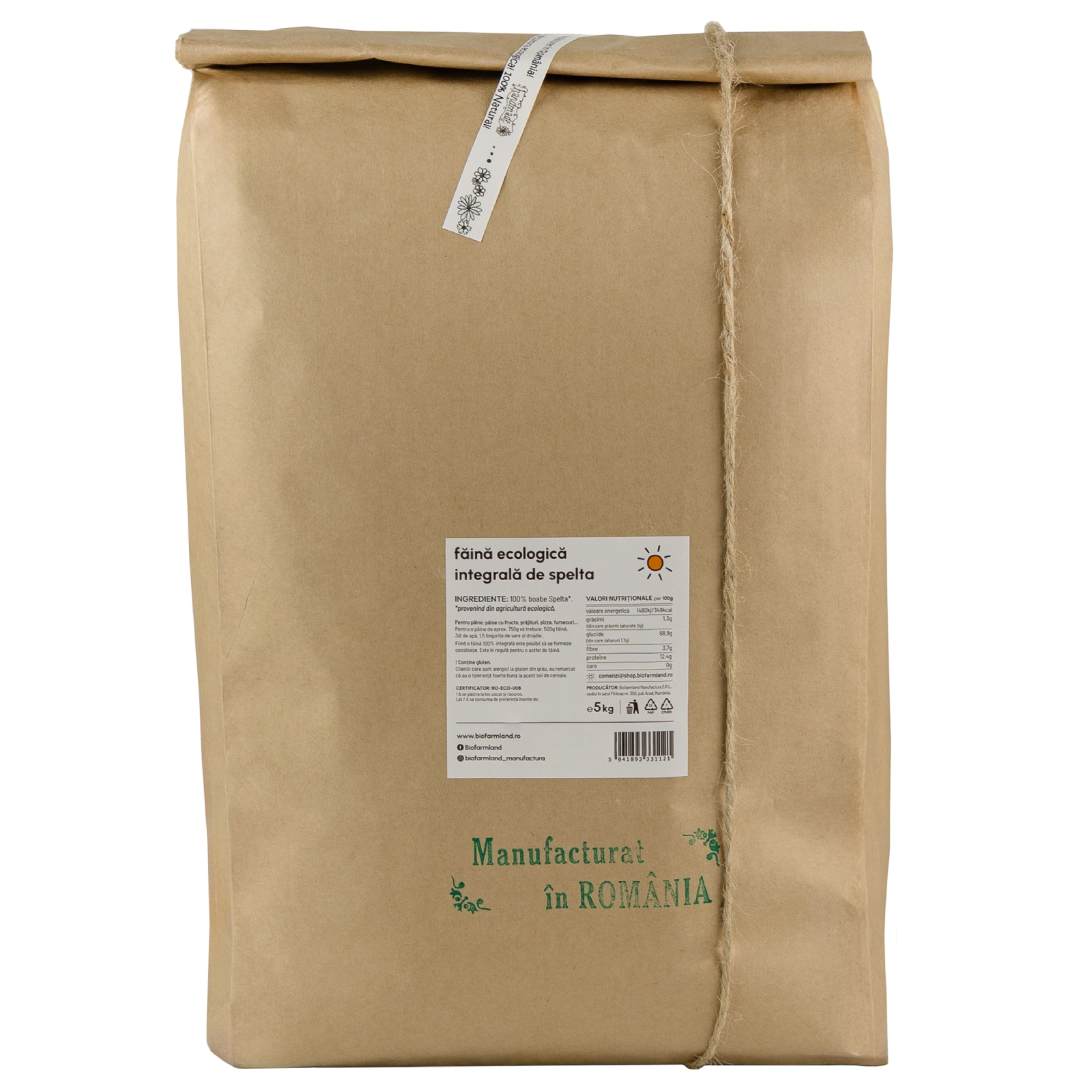 Făină Integrală Ecologică de Spelta - 5 kg [1]