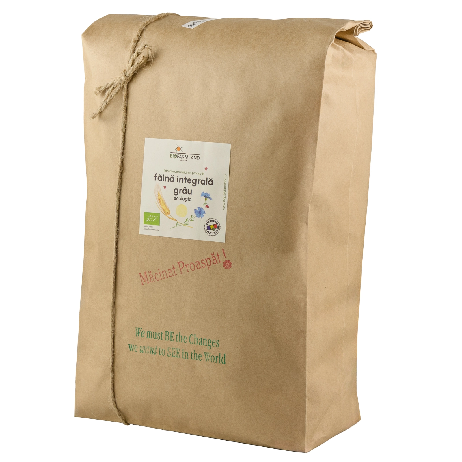 Făină integrală Grâu - Făină Integrală Ecologică de Grâu - 5 kg