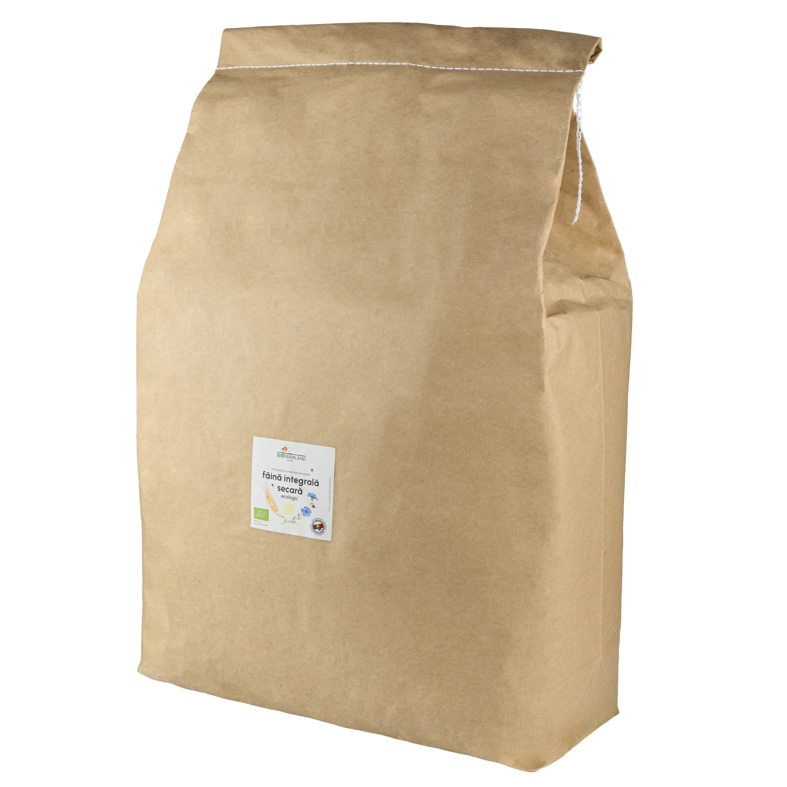 Făină integrală Secară - Făină Integrală Ecologică de Secară - 20 kg