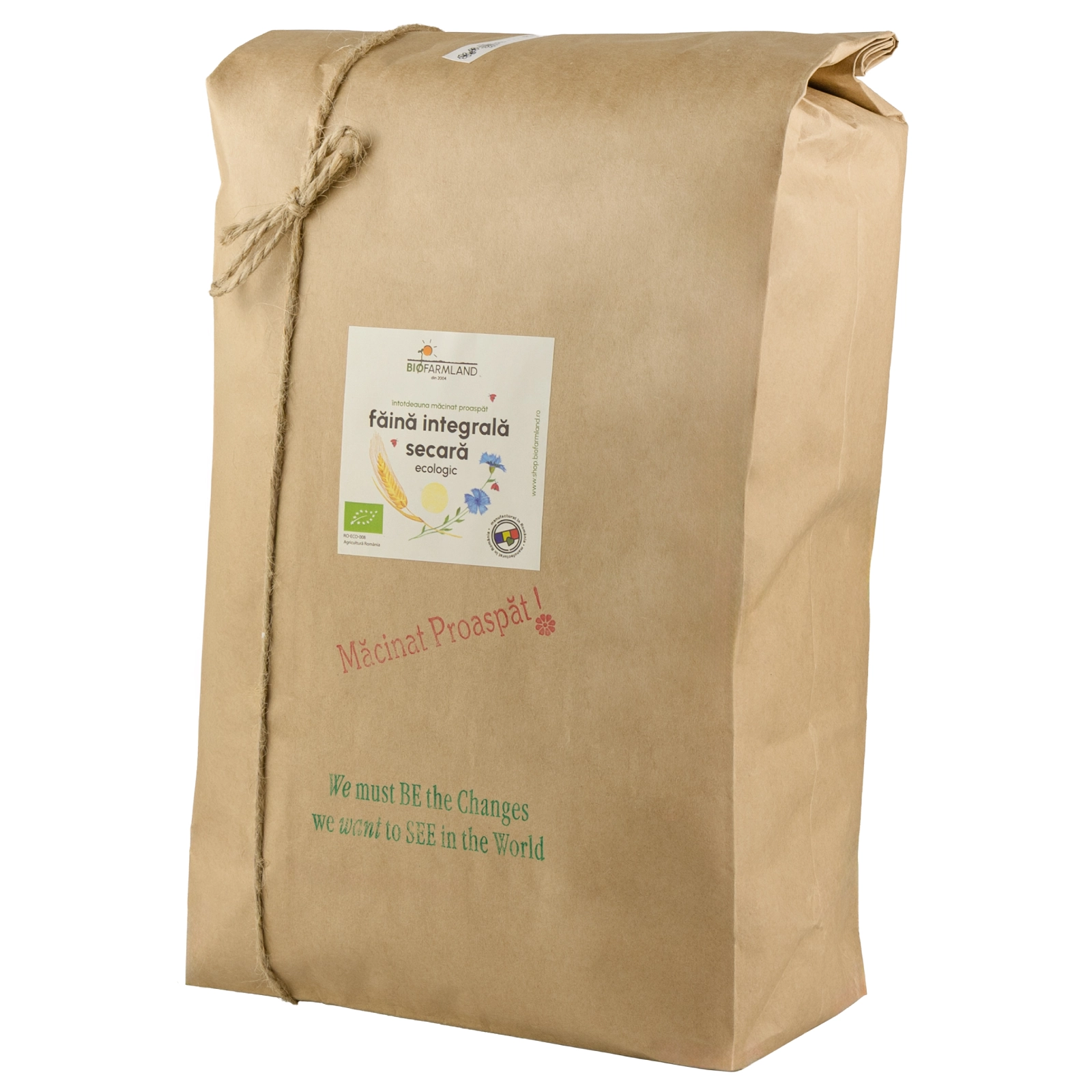 Făină integrală Secară - Făină Integrală Ecologică de Secară - 5 kg