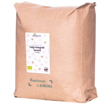 Fulgi integrali de cereale - Fulgi de secară integrali, naturali și nutritivi | 5kg