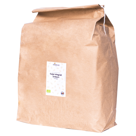 Fulgi integrali de cereale - Fulgi integrali de einkorn (alac), grâu antic pur | 20kg