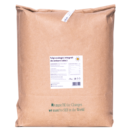 Fulgi integrali de einkorn (alac), grâu antic pur | 5kg [1]