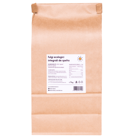 Fulgi integrali de grâu spelta, sursă de fibre | 1kg [1]