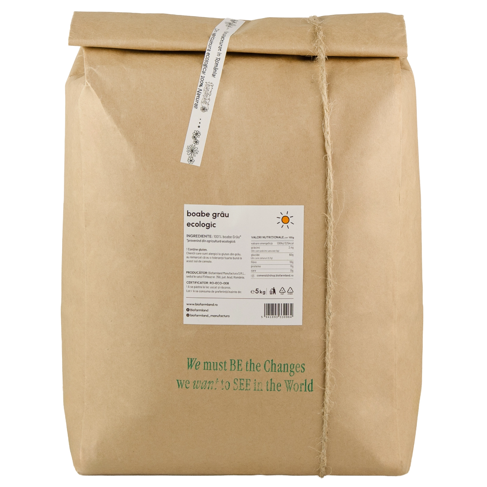 Boabe Cereale Grâu Ecologice - 5kg [1]