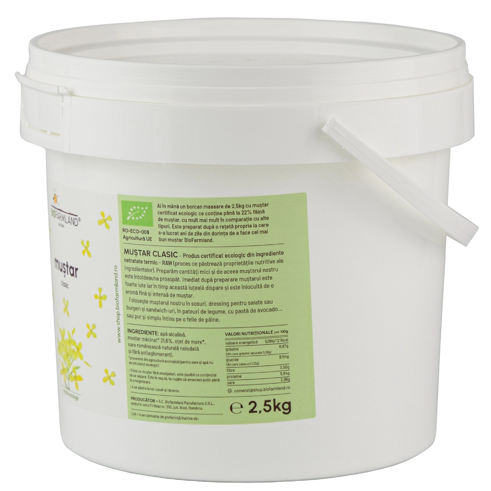 Muștar Clasic ecologic - 2,5 kg [1]