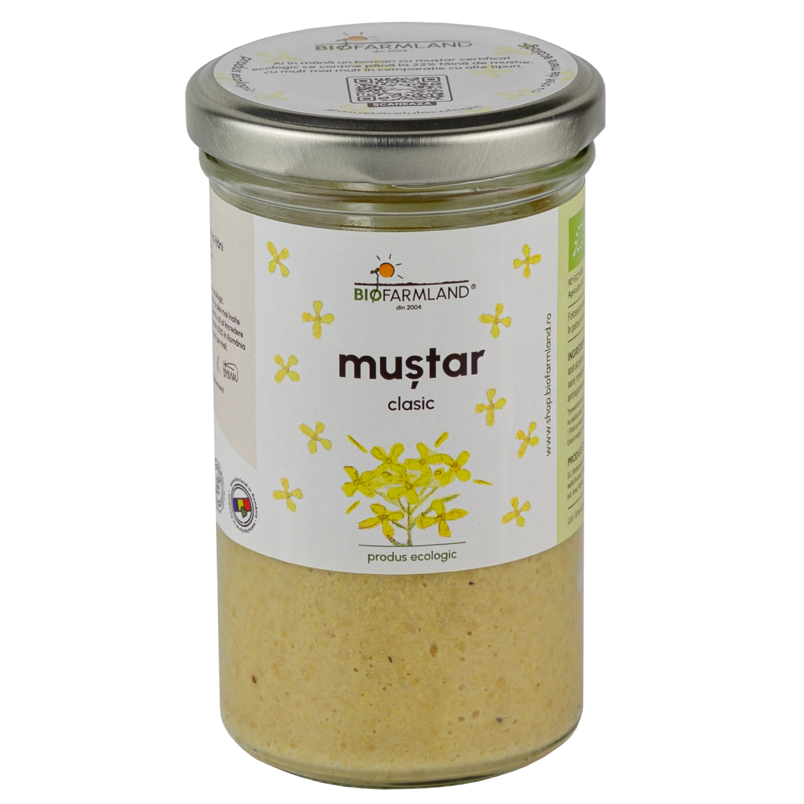 Muștar bio - Muștar Classic ecologic - 195g