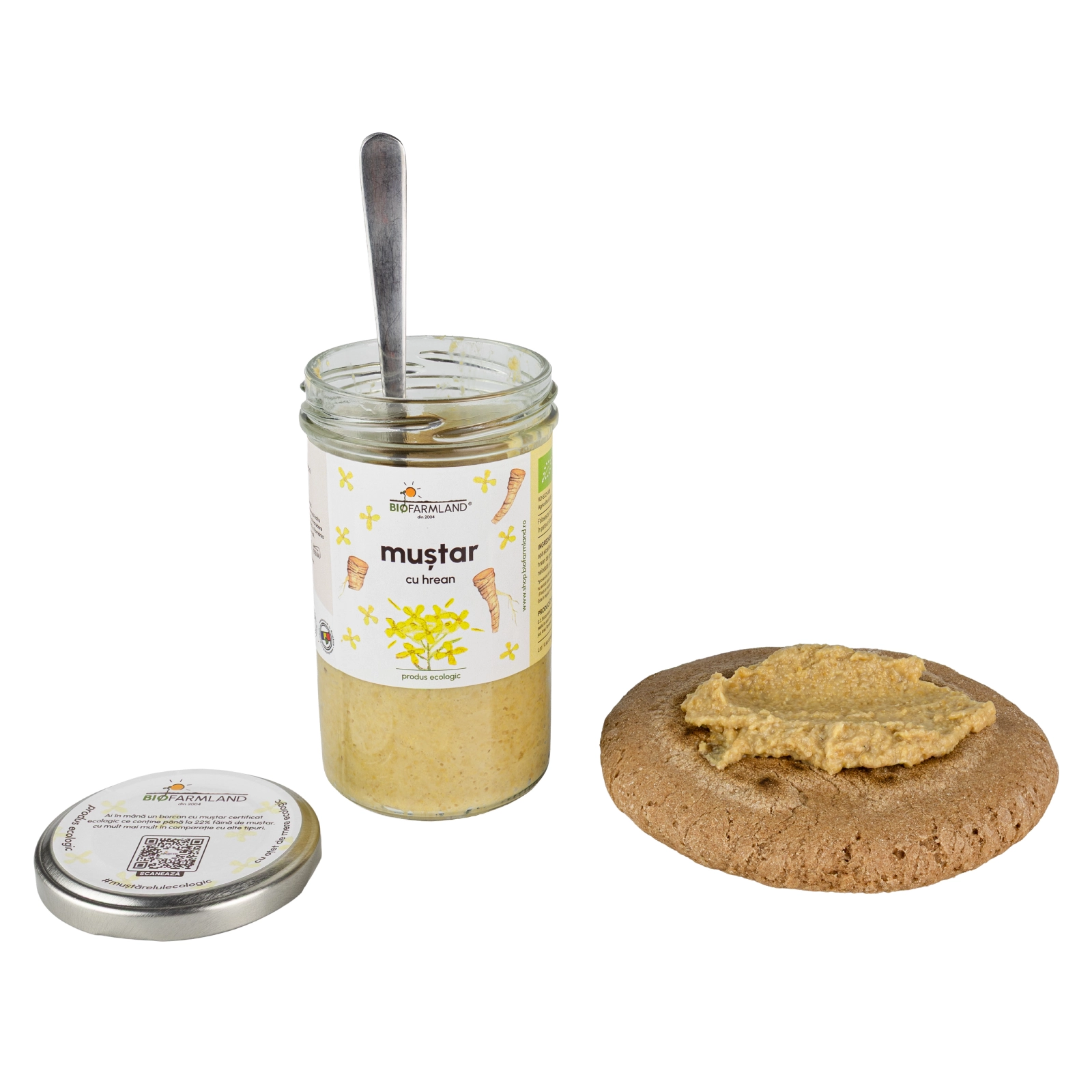 Muștar cu Hrean ecologic - 195g [2]
