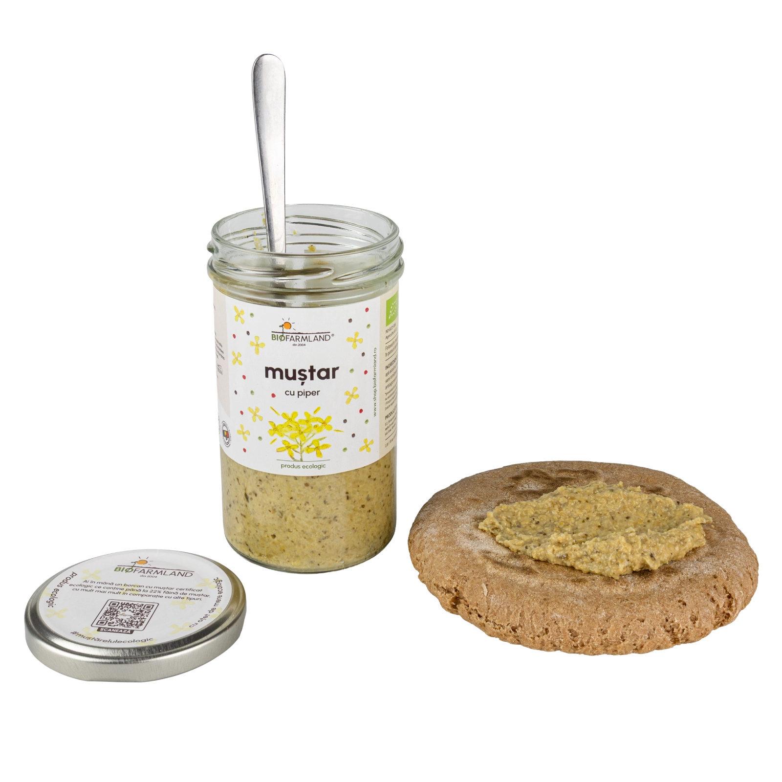 Muștar cu Piper ecologic - 195g [1]