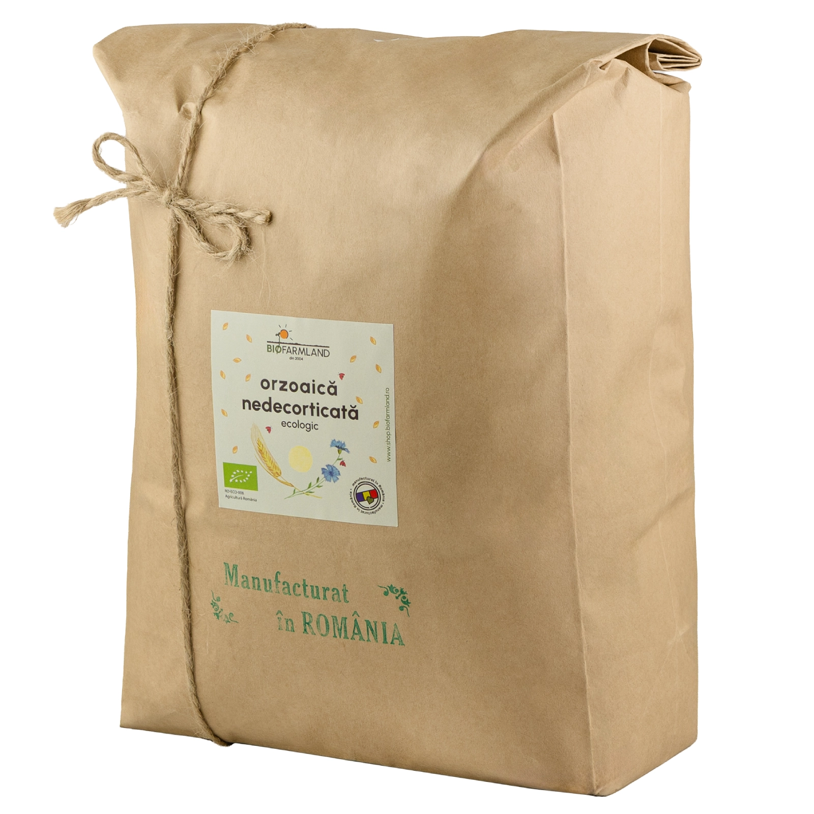 Cereale bio - Orzoaică Nedecorticată ECO pentru Culturi de Iarbă - 5kg