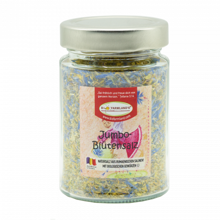 Condimente bio - Sarea Florilor Jumbo ECOLOGIC - 200g