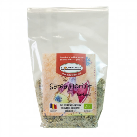 Condimente bio - Sarea Florilor ECOLOGIC - Refill - 60g (Pungă)
