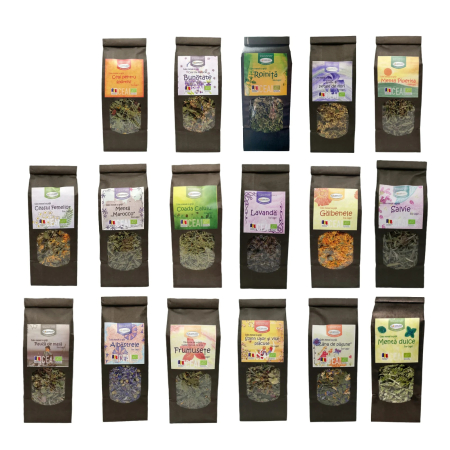 Ceaiuri bio - Sortiment ECOLOGIC 18 Ceaiuri - 720g