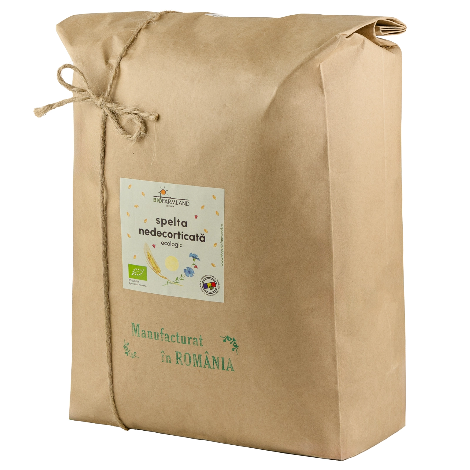 Cereale bio - Spelta Nedecorticată ECO pentru Culturi de Iarbă - 3kg