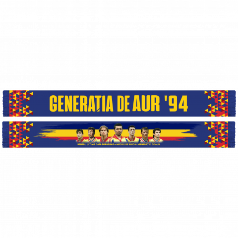 Accesorii - Esarfa cu franjuri GDA - albastra