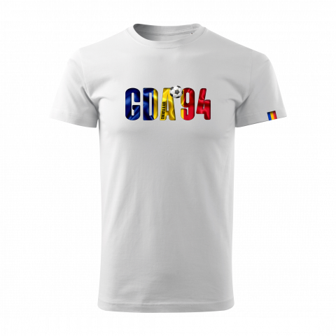 Copii - Tricou juniori alb GDA