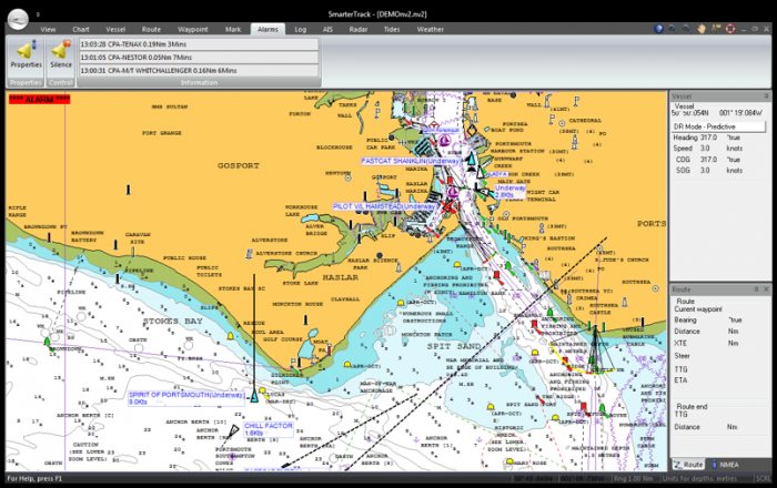 Digital Yacht SmarterTrack software de navigație [2]