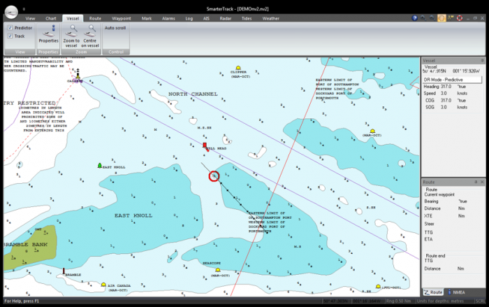 Digital Yacht SmarterTrack software de navigație [3]