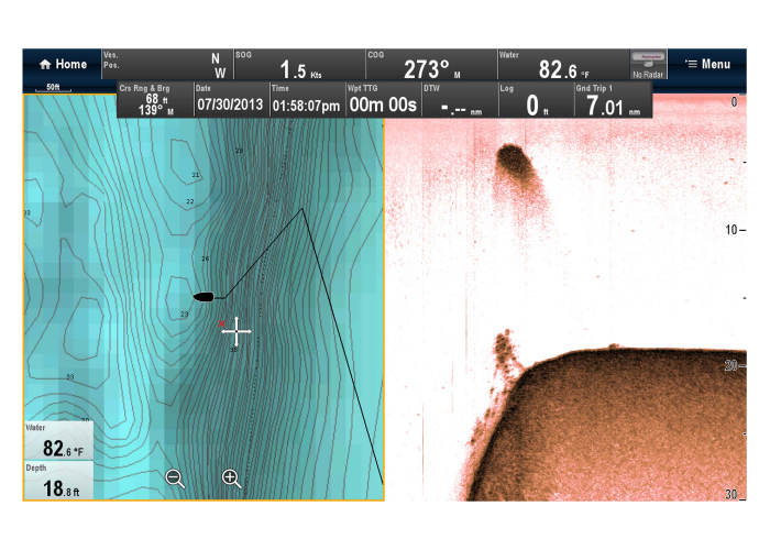 Raymarine sonar extern CHIRP DownVision CP100 [6]