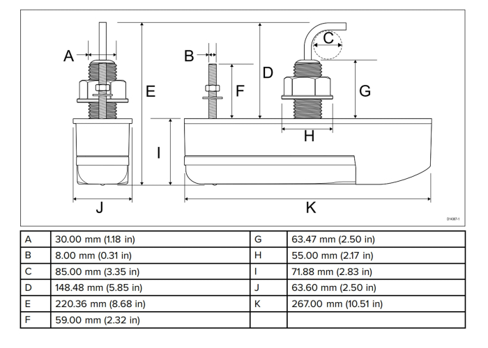 Raymarine sonda thru-hull HV-300 [7]