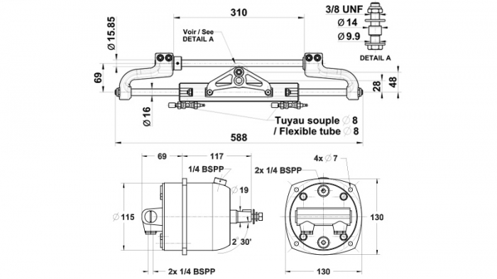 L&S kit guvernare asistata hidraulic LS225PRO [2]