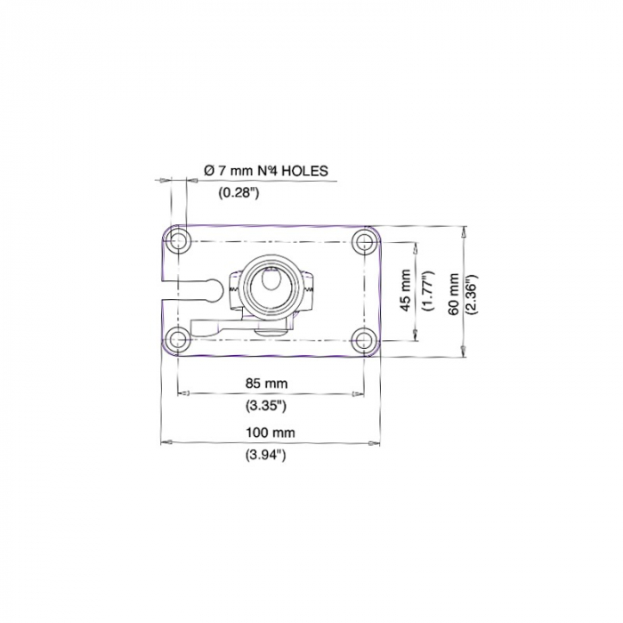 Suport din inox pentru antene (1”X14) [3]