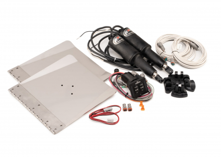 Trim Control - Lenco kit electric 12 V cu panou de control manual cu LED