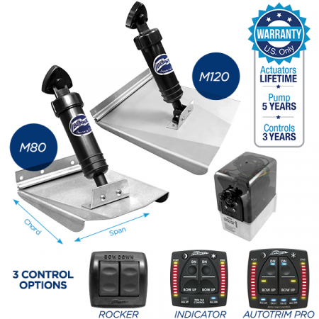Bennett Marine - Bennett Sport Trim Tab (M80/M120) Kituri hidraulice