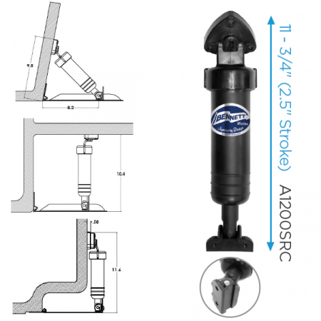 Bennett Sport Trim Tab (M80/M120) Kituri hidraulice [2]