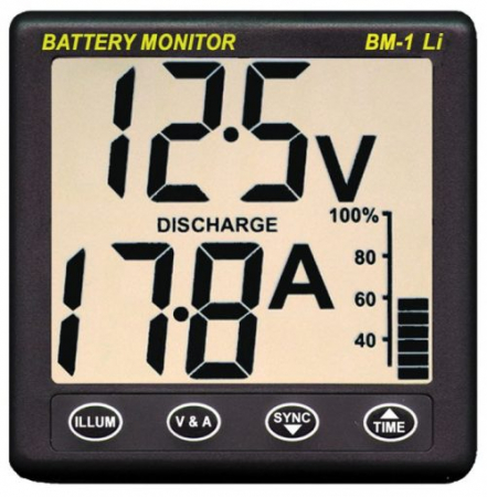 Instrumente & display-uri - NASA Marine Clipper Battery Monitor BM-1 Lithium (LiFePO4)