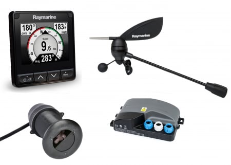 Navigatie - Raymarine  multifuncțional i70s & DST800 & senzor de viteză a vântului