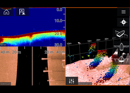 Raymarine sonar extern 1 kW RealVision 3D RVX1000 [3]