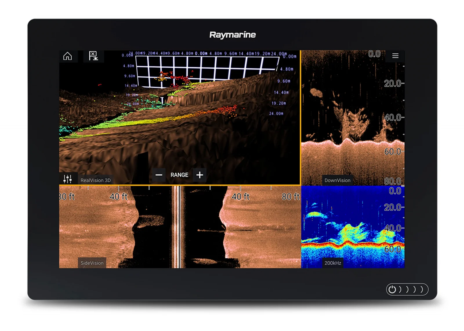 Raymarine sonar integrat AXIOM+ RV & sonda RV-100 [4]