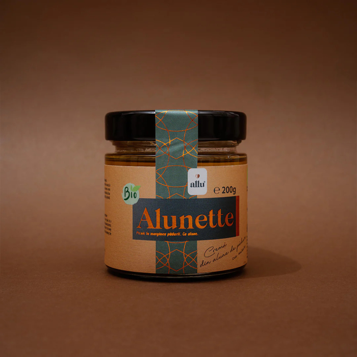 Crema de alune de padure Bio Alunette cu miere [1]