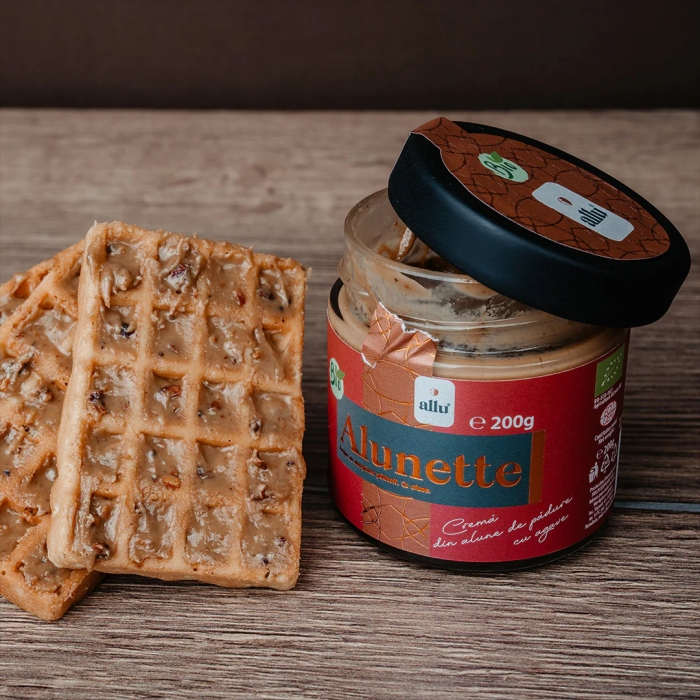 Crema de alune de padure Bio Alunette cu agave [2]