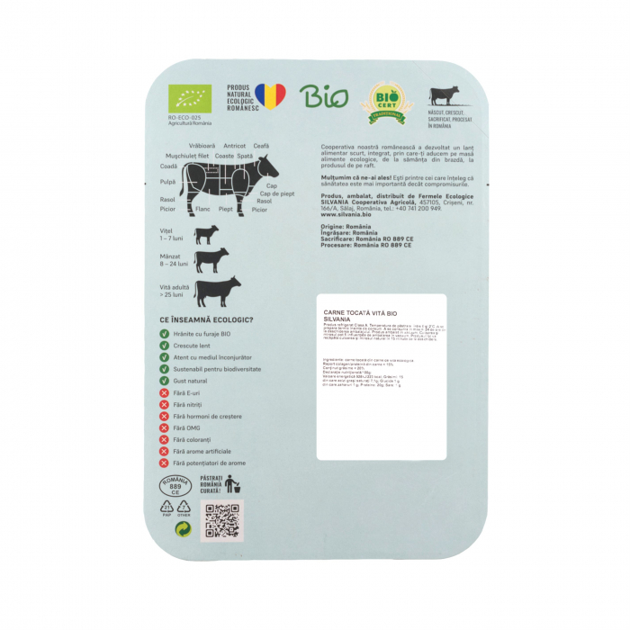 Carne tocată Bio de vită 20% grăsime [6]