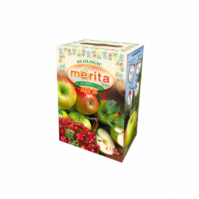 Suc Bio din mere și vișine Merita 3L [1]