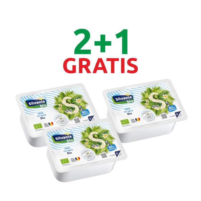2+1 GRATIS Unt cu sare Bio 82% grăsime [1]