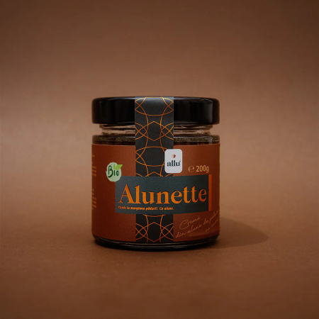 Alte produse bio - Crema de alune de padure Bio Alunette cu cacao