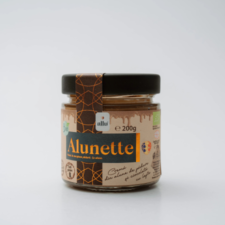 Crema de alune de padure Bio Alunette și Ciocolată cu lapte [1]