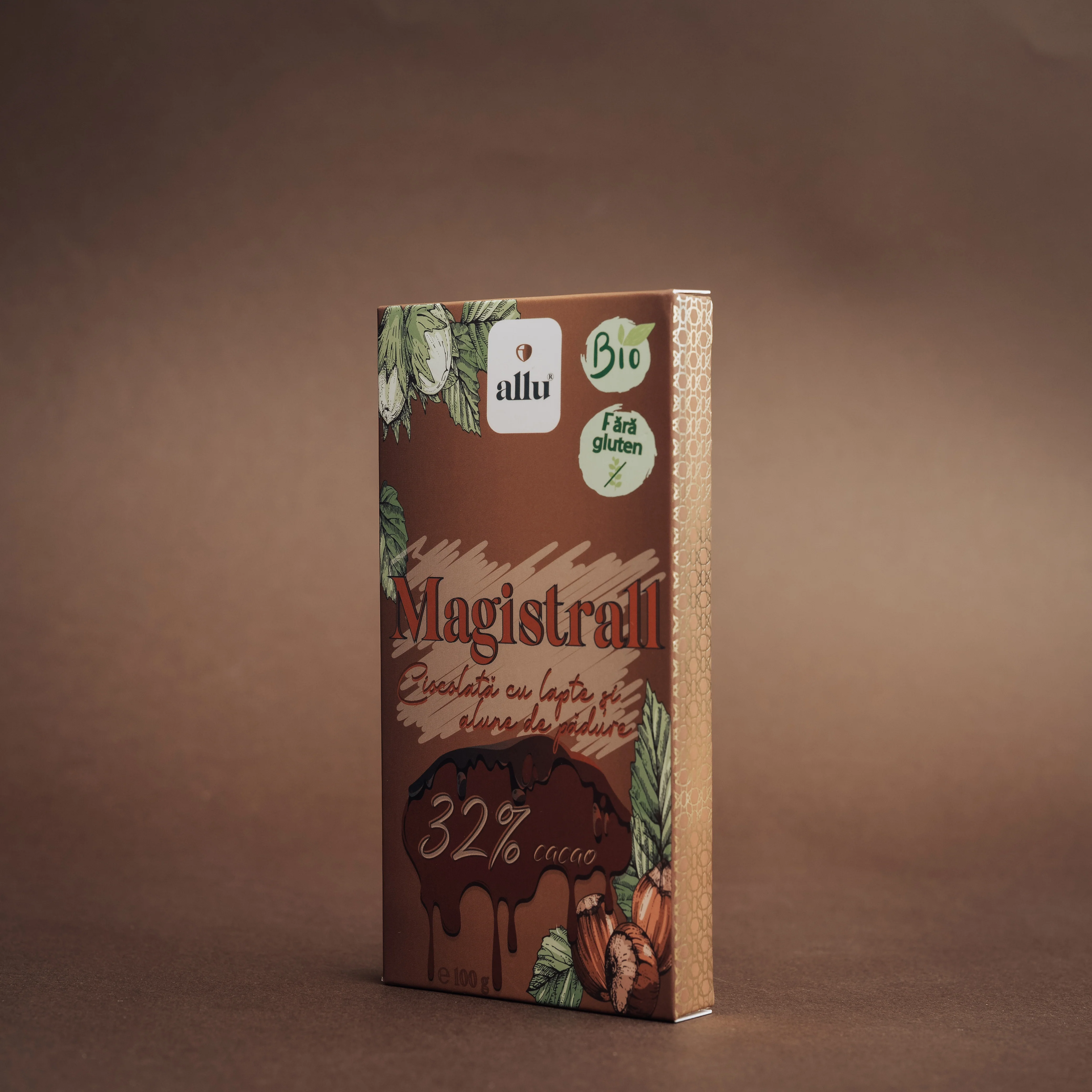 Magistrall Ciocolată cu lapte si alune de pădure 100% Bio [1]